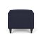 Lesro Siena Lounge Reception 1 Seat Bench, Black, OH Navy Upholstery SN1001 - alternate 1